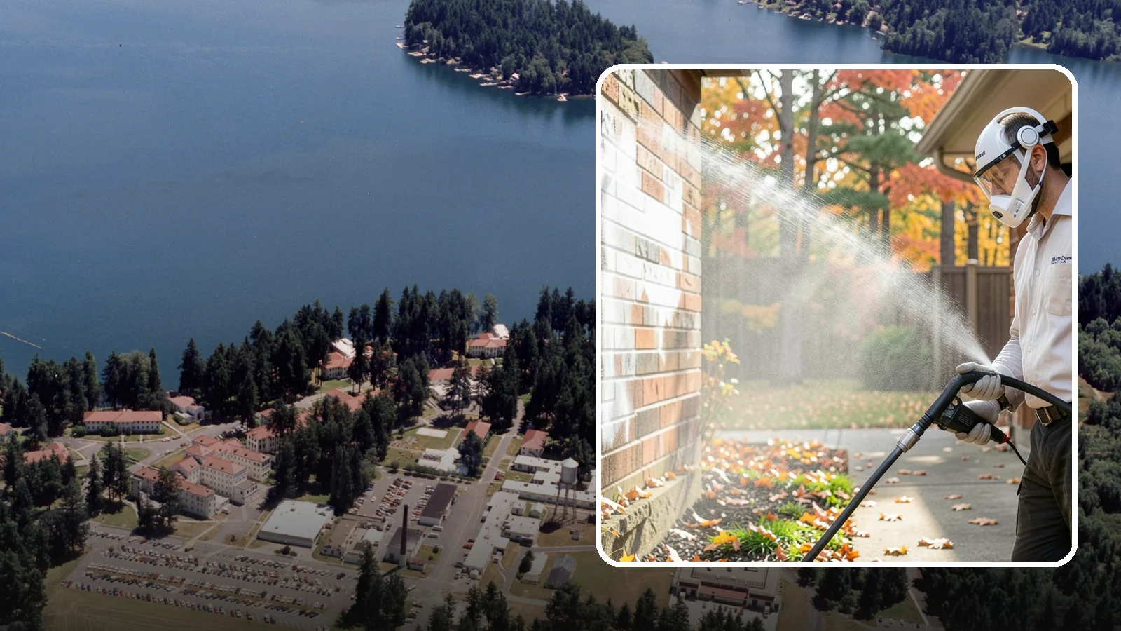 Mortar Haze Removal in Lakewood, Pierce County, WA - Remove the cloudy mortar haze left on brick and stone after masonry work with targeted cleaning chemistry.