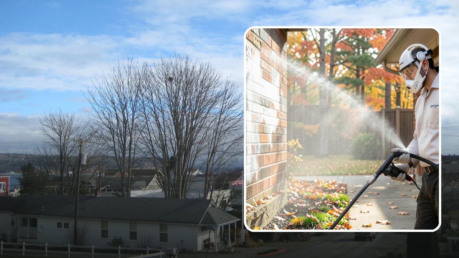 Mortar Haze Removal in Langley, Island County, WA - Remove the cloudy mortar haze left on brick and stone after masonry work with targeted cleaning chemistry.