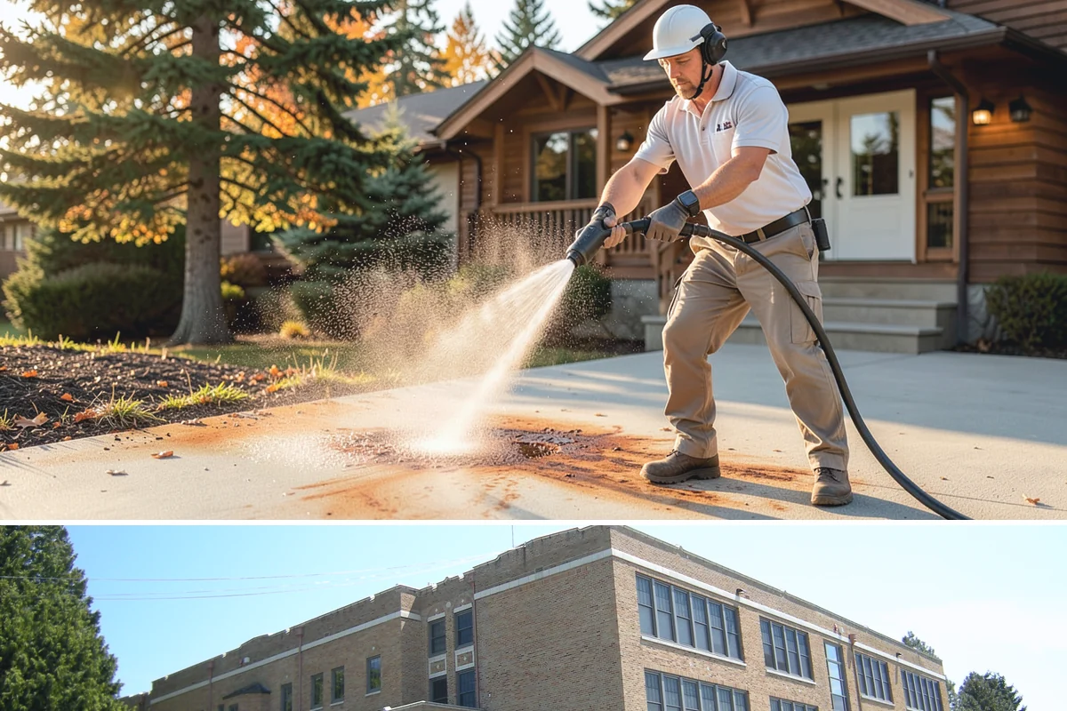 Mortar Haze Removal in Maple Valley, King County, WA - This service follows masonry work whenever it is completed, though warmer, dry conditions help the cleaner react and rinse most...