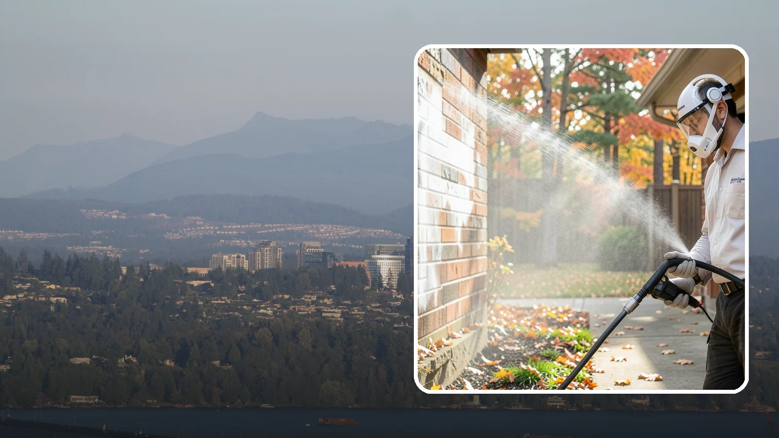 Mortar Haze Removal in Medina, King County, WA - Remove the cloudy mortar haze left on brick and stone after masonry work with targeted cleaning chemistry.