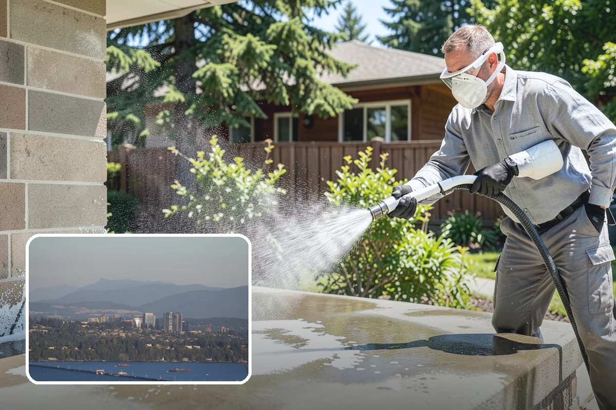 Mortar Haze Removal in Medina, King County, WA - Clears cement-based haze that dulls new masonry