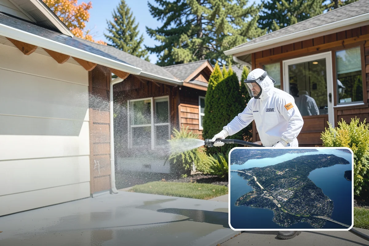 Mortar Haze Removal in Mercer Island, King County, WA - Clears cement-based haze that dulls new masonry