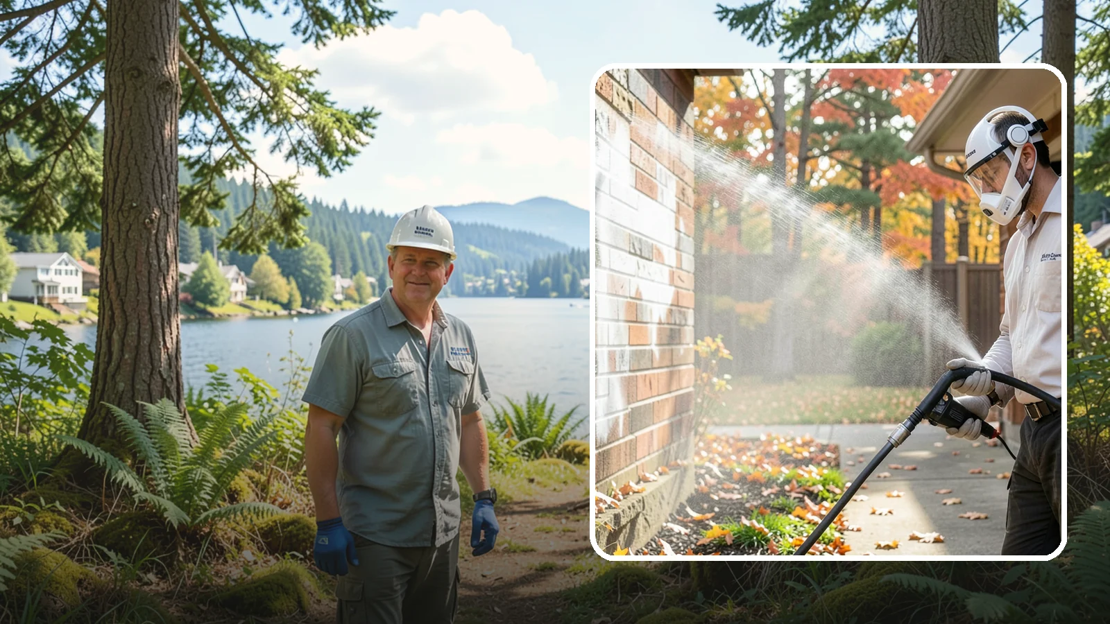 Mortar Haze Removal in Milton, King County, WA - Remove the cloudy mortar haze left on brick and stone after masonry work with targeted cleaning chemistry.
