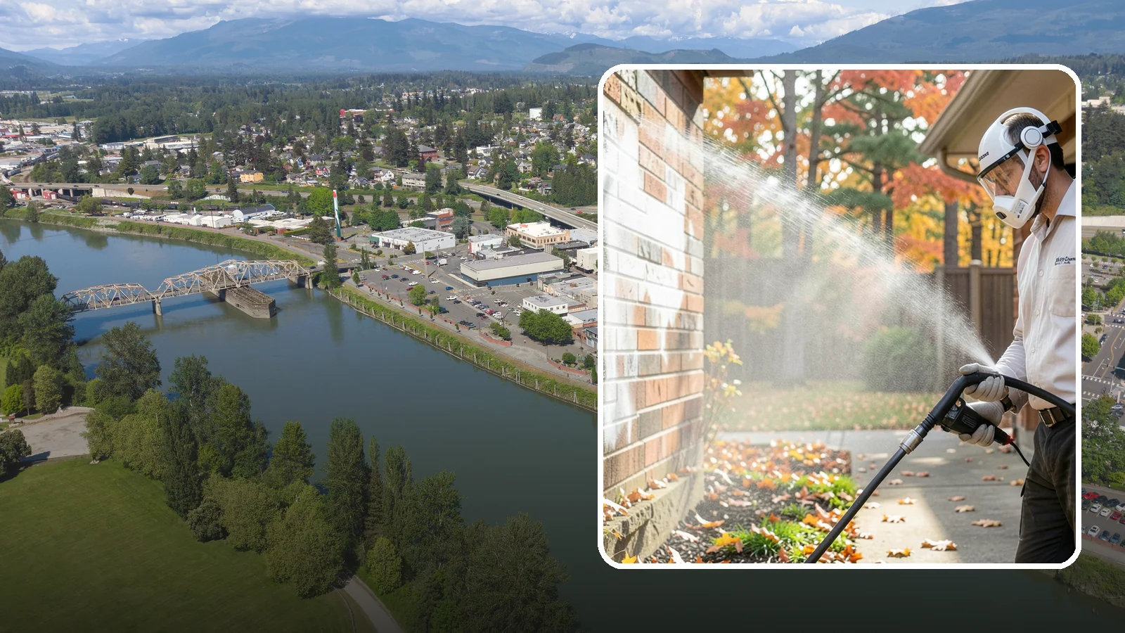 Mortar Haze Removal in Mount Vernon, Skagit County, WA - Remove the cloudy mortar haze left on brick and stone after masonry work with targeted cleaning chemistry.