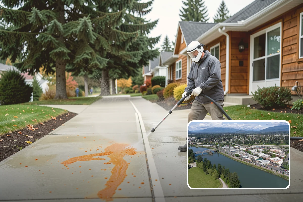 Mortar Haze Removal in Mount Vernon, Skagit County, WA - Clears cement-based haze that dulls new masonry