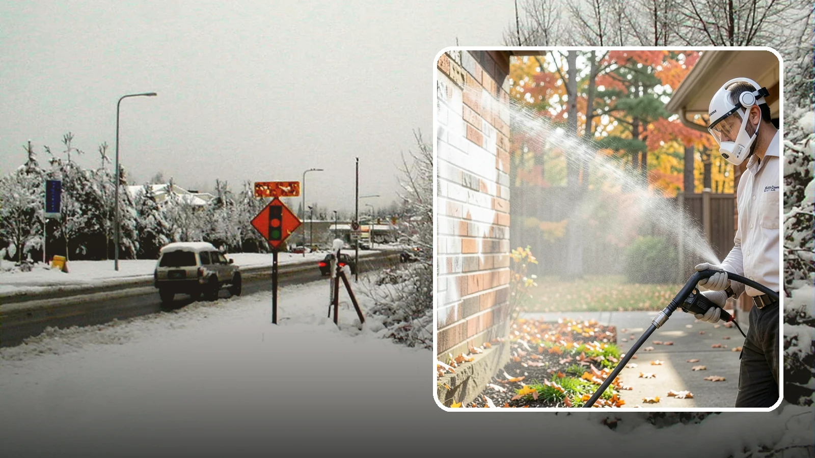 Mortar Haze Removal in Newcastle, King County, WA - Remove the cloudy mortar haze left on brick and stone after masonry work with targeted cleaning chemistry.