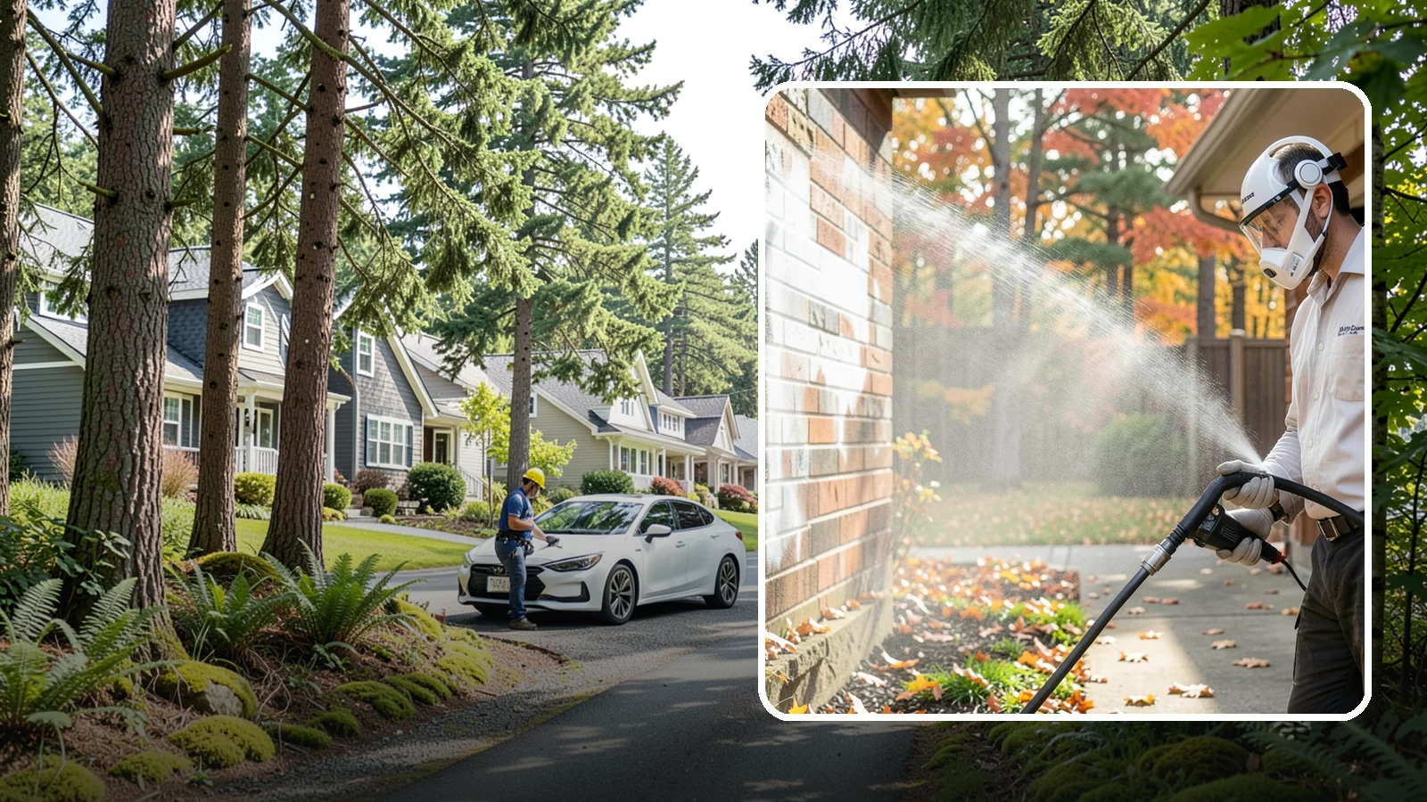 Mortar Haze Removal in Normandy Park, King County, WA - Remove the cloudy mortar haze left on brick and stone after masonry work with targeted cleaning chemistry.