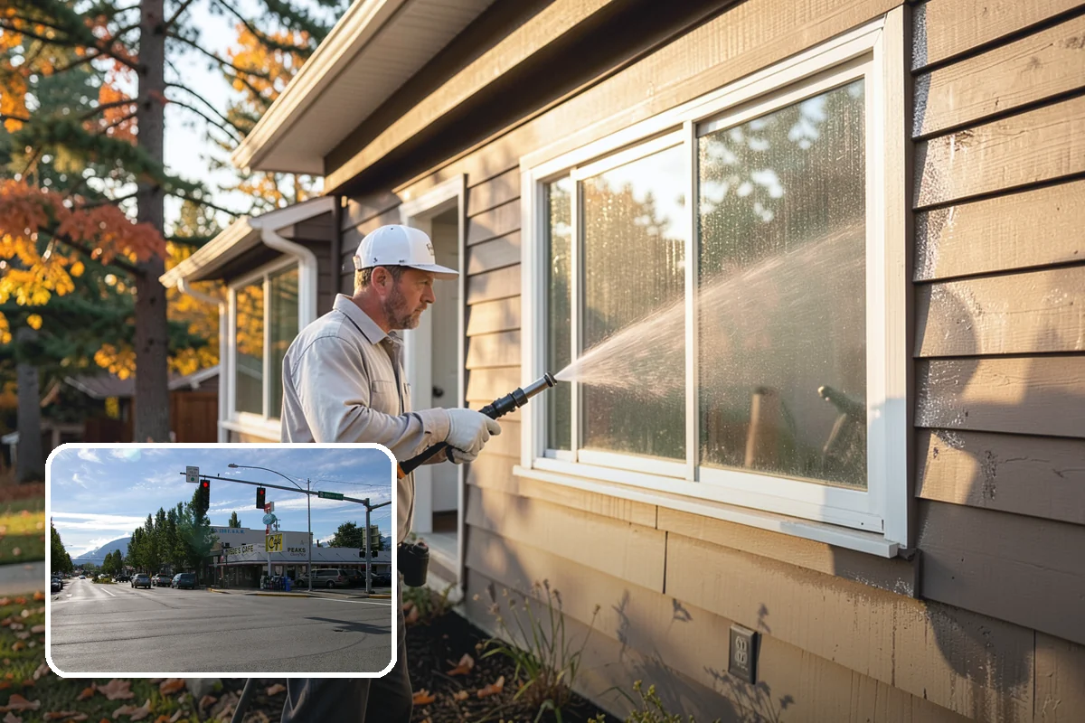 Mortar Haze Removal in North Bend, King County, WA - Clears cement-based haze that dulls new masonry