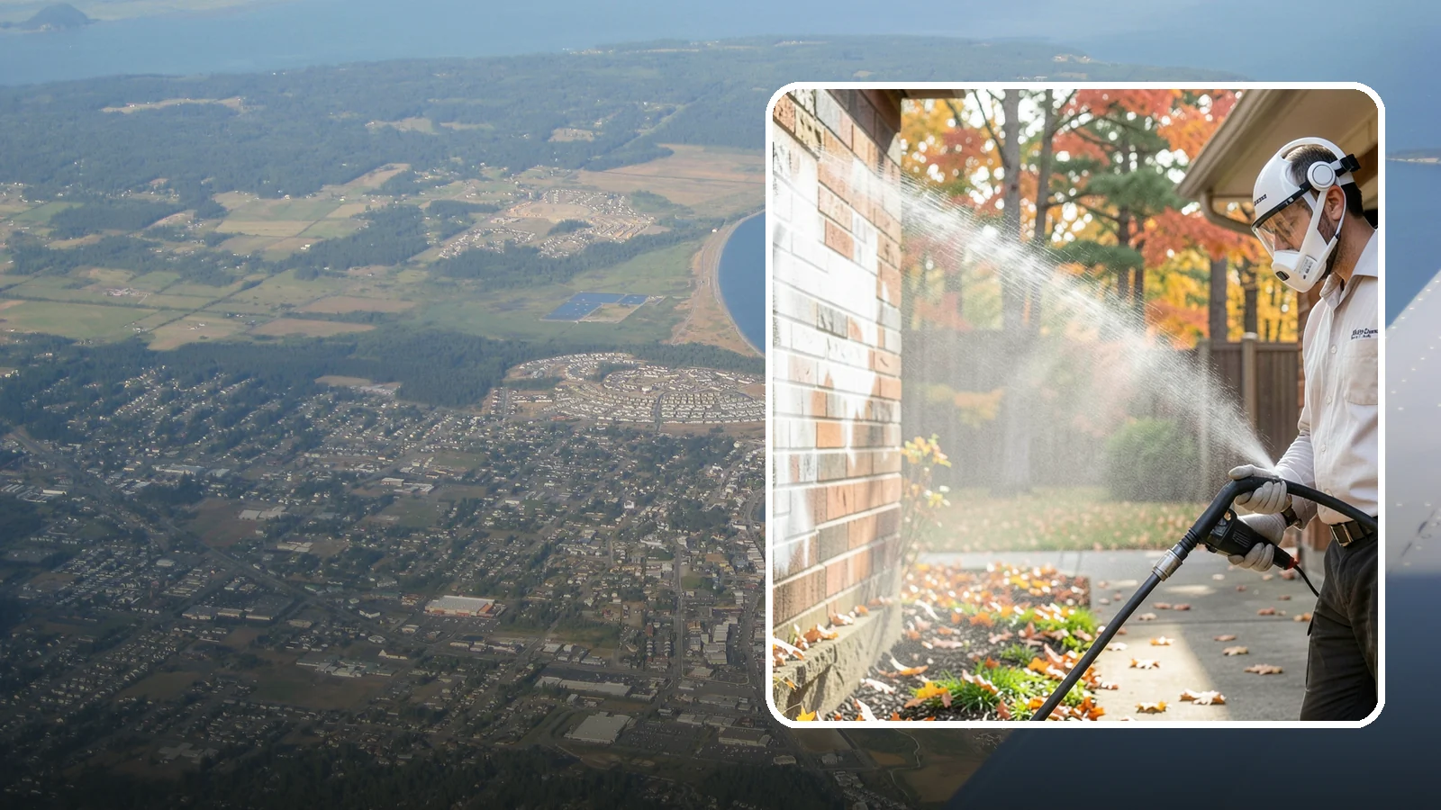 Mortar Haze Removal in Oak Harbor, Island County, WA - Remove the cloudy mortar haze left on brick and stone after masonry work with targeted cleaning chemistry.
