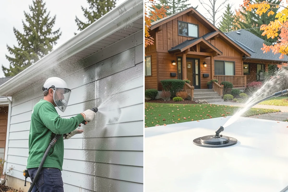 Mortar Haze Removal in Oak Harbor, Island County, WA - Dampen the masonry to protect the joints