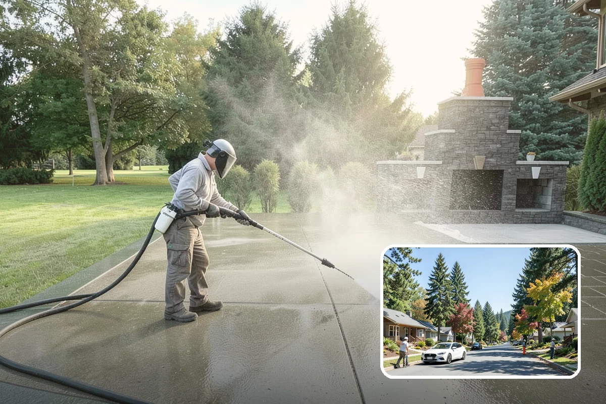 Mortar Haze Removal in Orting, Pierce County, WA - Clears cement-based haze that dulls new masonry