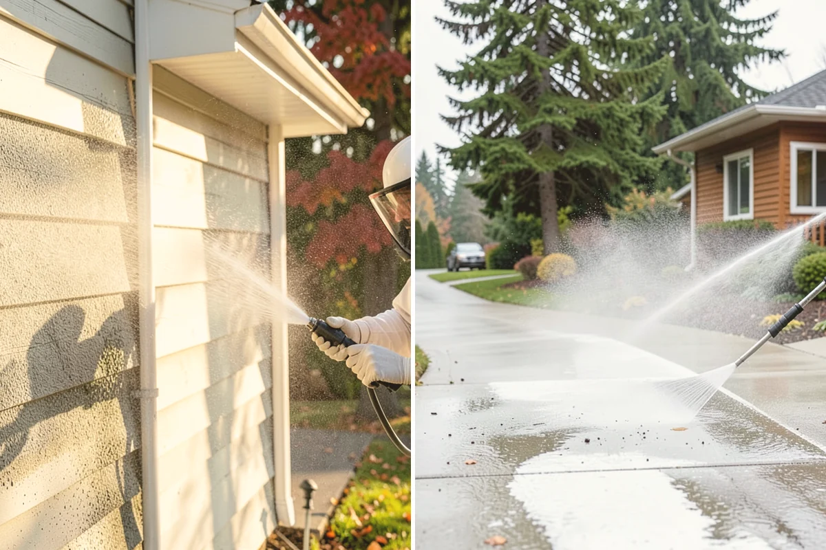 Mortar Haze Removal in Orting, Pierce County, WA - Dampen the masonry to protect the joints