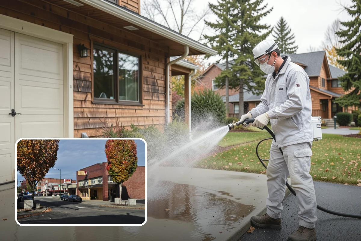 Mortar Haze Removal in Puyallup, Pierce County, WA - Clears cement-based haze that dulls new masonry