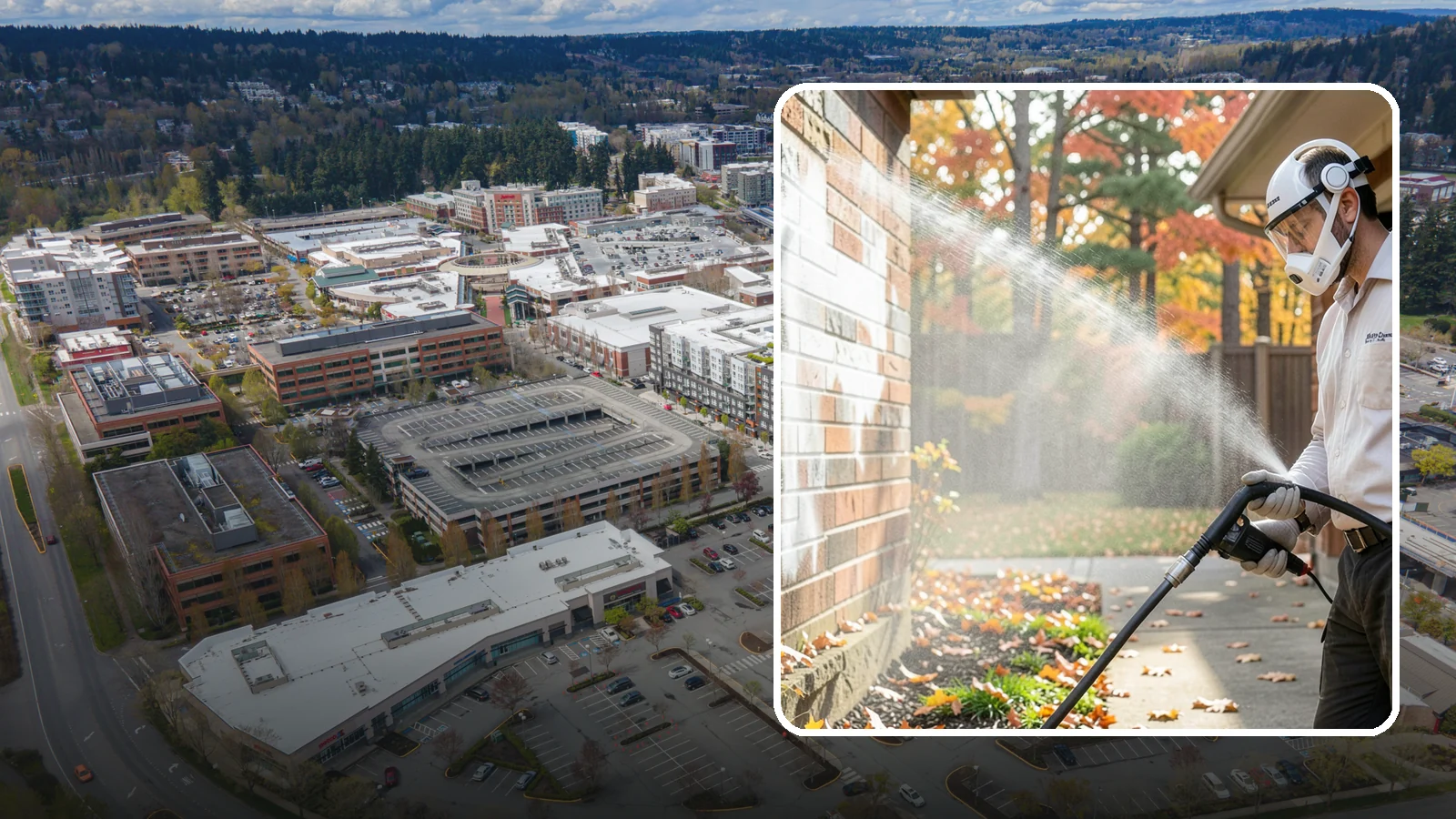 Mortar Haze Removal in Redmond, King County, WA - Remove the cloudy mortar haze left on brick and stone after masonry work with targeted cleaning chemistry.