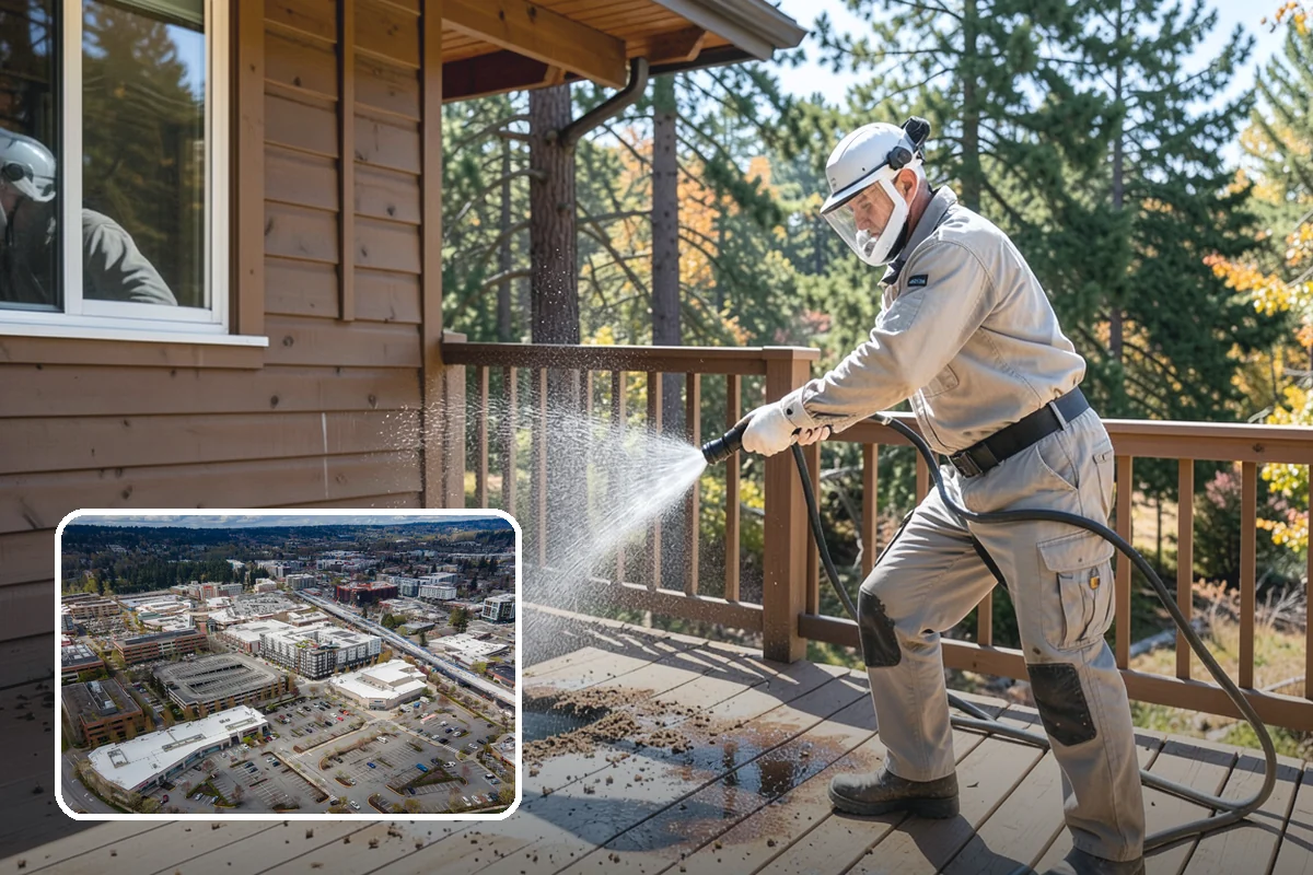 Mortar Haze Removal in Redmond, King County, WA - Clears cement-based haze that dulls new masonry