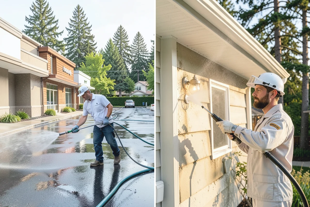 Mortar Haze Removal in Redmond, King County, WA - Dampen the masonry to protect the joints