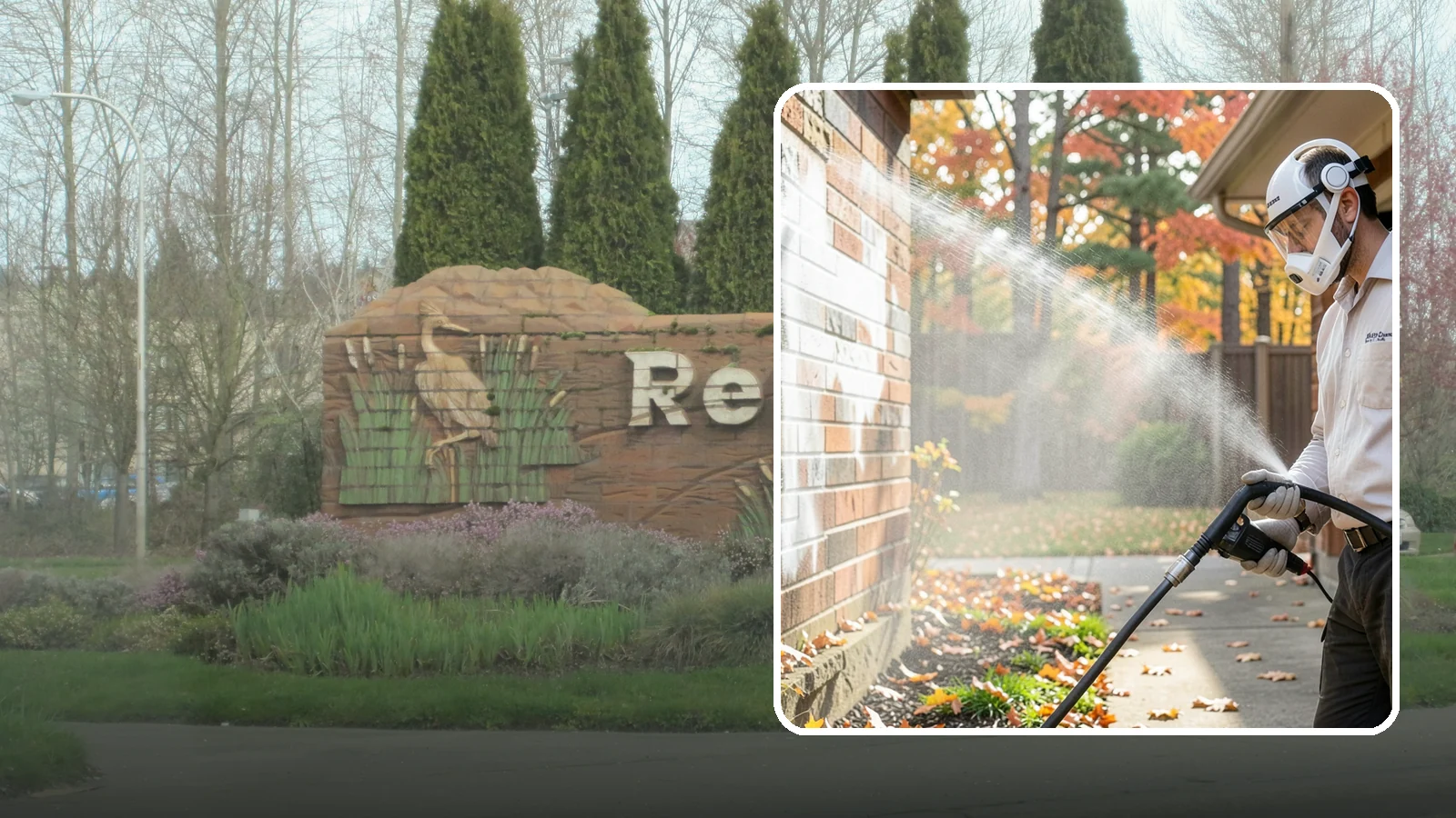 Mortar Haze Removal in Renton, King County, WA - Remove the cloudy mortar haze left on brick and stone after masonry work with targeted cleaning chemistry.