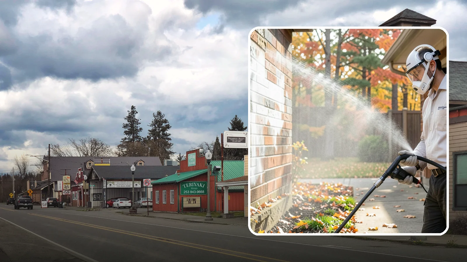 Mortar Haze Removal in Roy, Pierce County, WA - Remove the cloudy mortar haze left on brick and stone after masonry work with targeted cleaning chemistry.