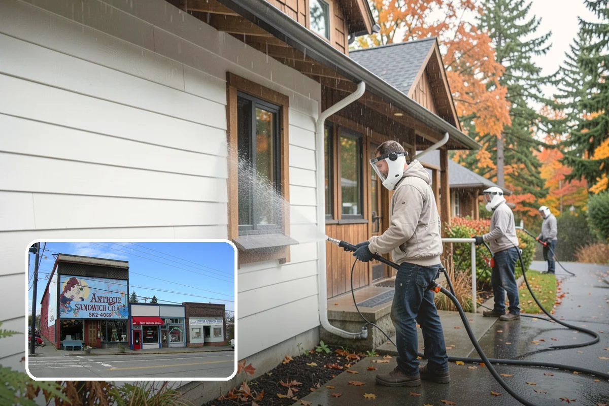 Mortar Haze Removal in Ruston, Pierce County, WA - Clears cement-based haze that dulls new masonry