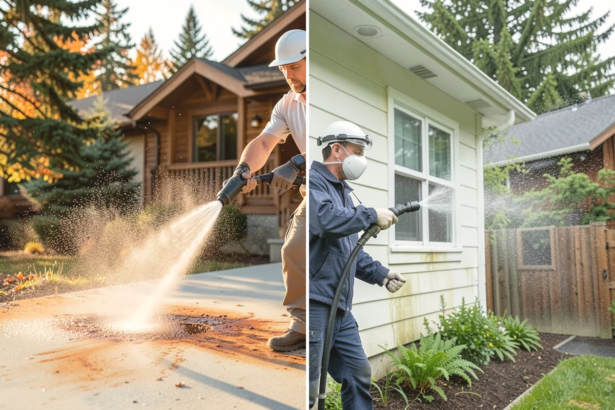 Mortar Haze Removal in Ruston, Pierce County, WA - Dampen the masonry to protect the joints