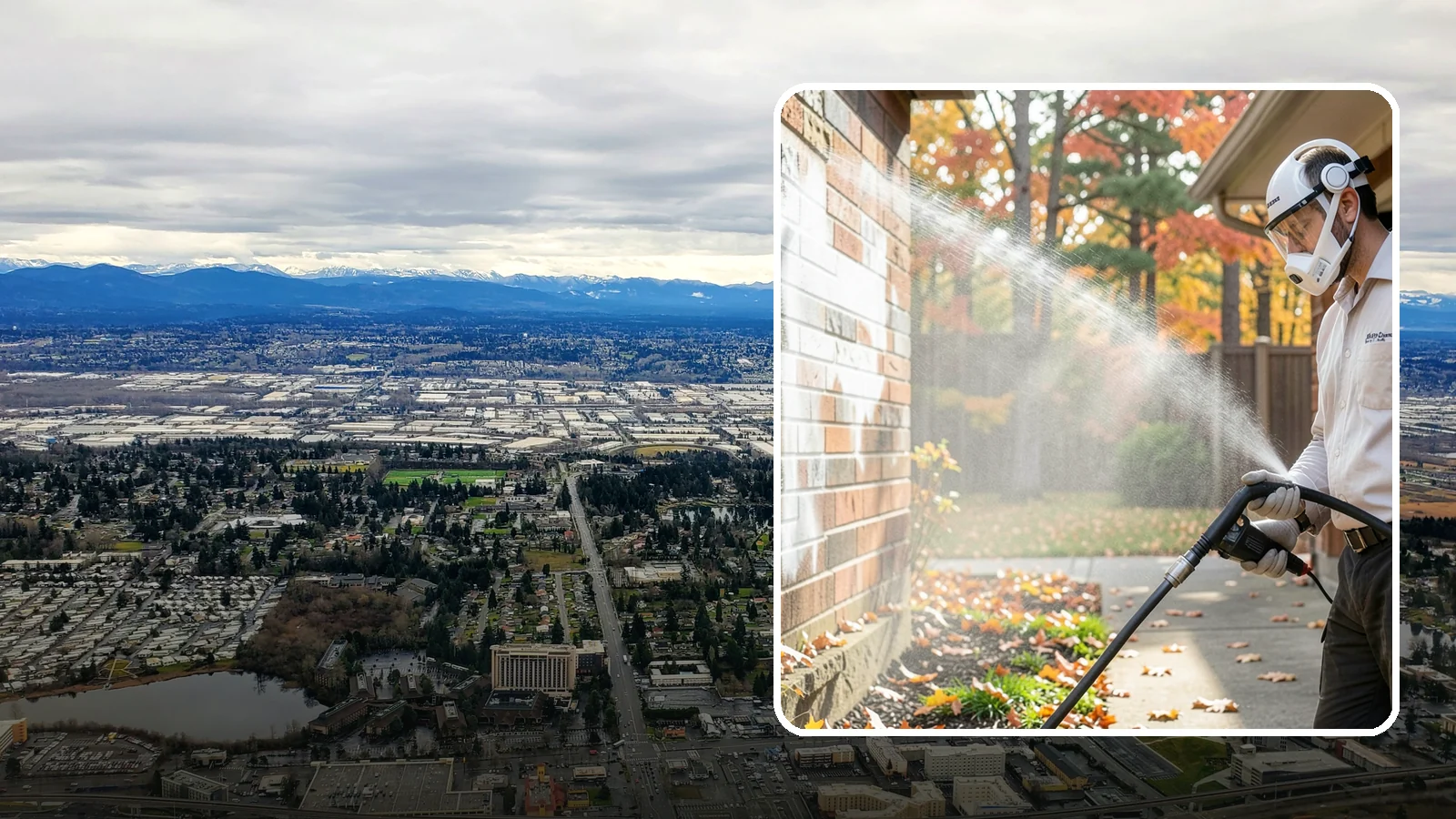 Mortar Haze Removal in SeaTac, King County, WA - Remove the cloudy mortar haze left on brick and stone after masonry work with targeted cleaning chemistry.