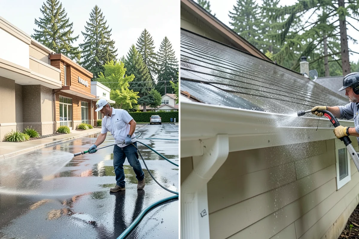 Mortar Haze Removal in SeaTac, King County, WA - Dampen the masonry to protect the joints