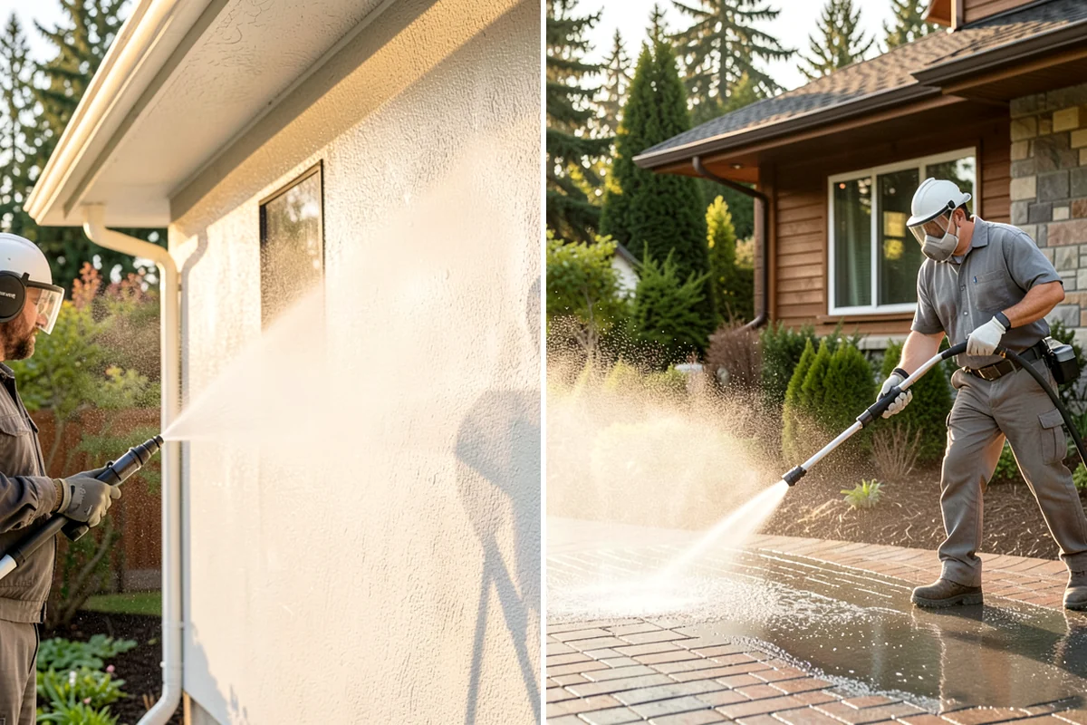 Mortar Haze Removal in Seattle, King County, WA - Dampen the masonry to protect the joints