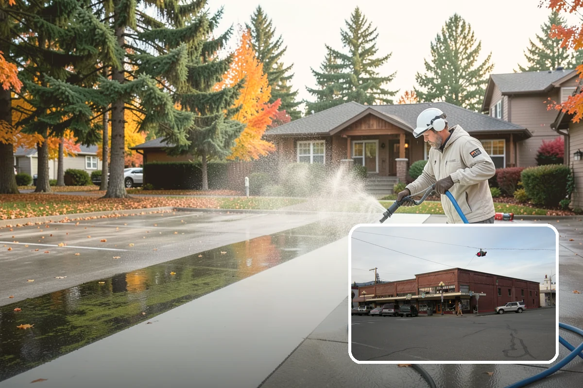Mortar Haze Removal in Sedro-Woolley, Skagit County, WA - Clears cement-based haze that dulls new masonry