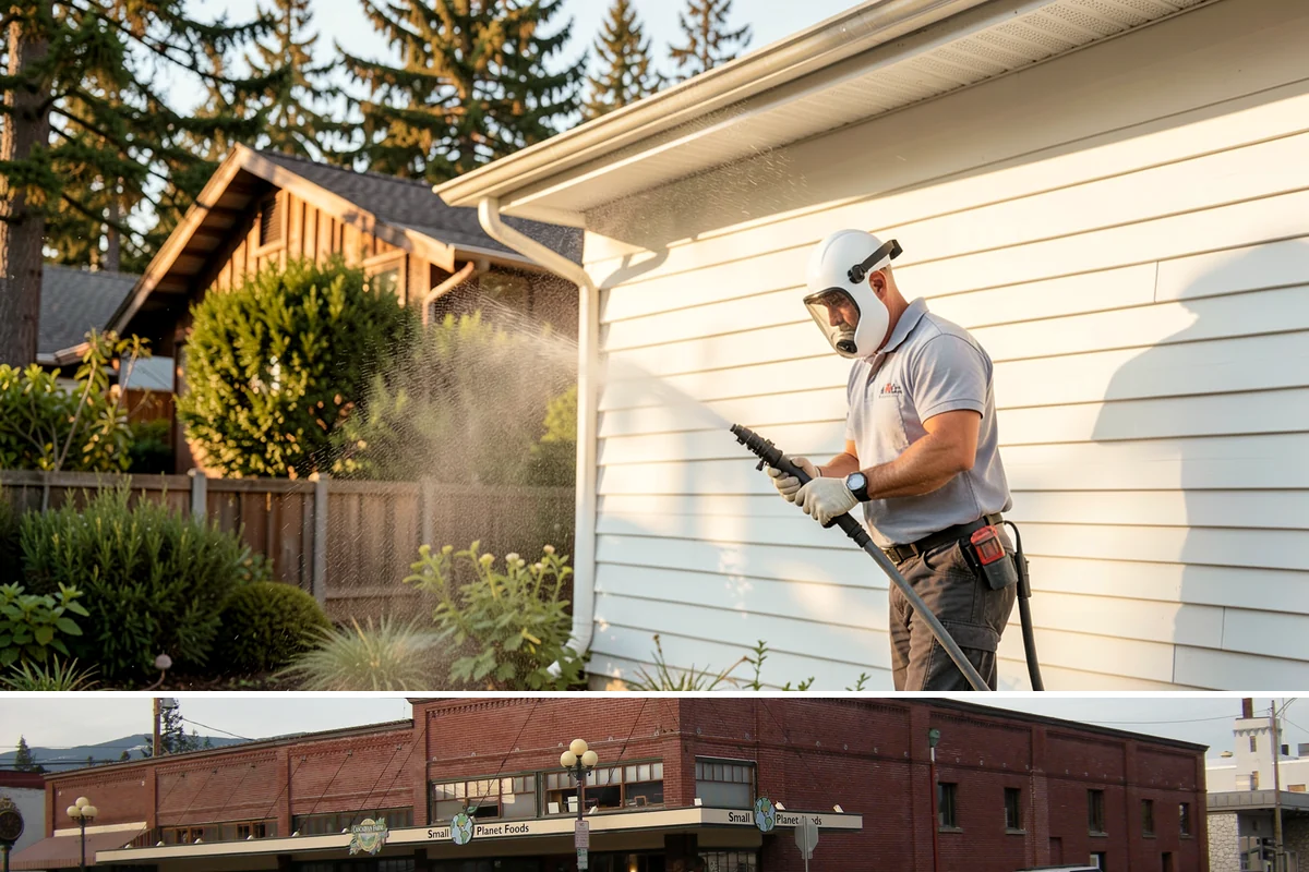 Mortar Haze Removal in Sedro-Woolley, Skagit County, WA - This service follows masonry work whenever it is completed, though warmer, dry conditions help the cleaner react and rinse most...