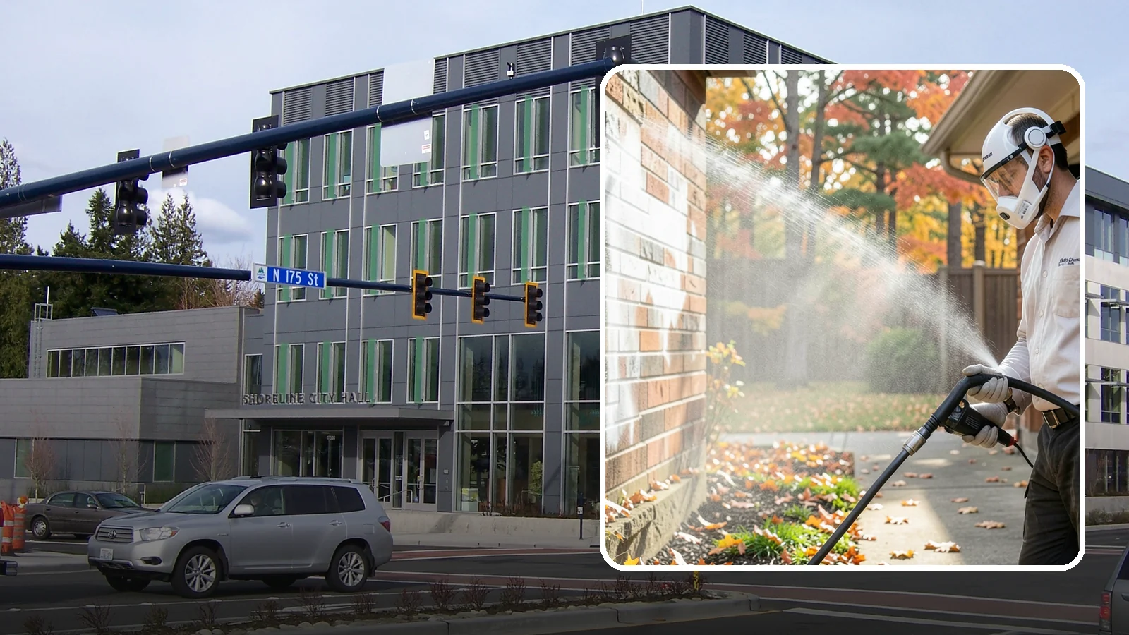 Mortar Haze Removal in Shoreline, King County, WA - Remove the cloudy mortar haze left on brick and stone after masonry work with targeted cleaning chemistry.