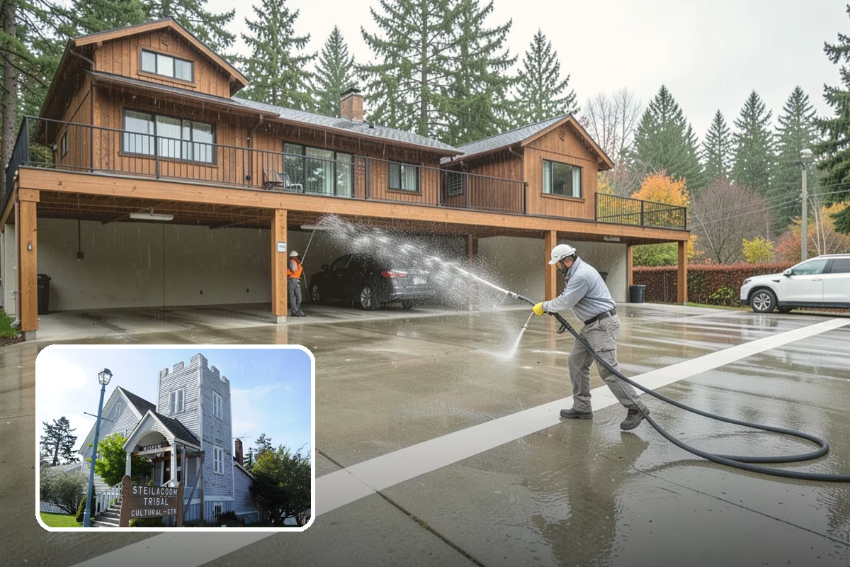 Mortar Haze Removal in Steilacoom, Pierce County, WA - Clears cement-based haze that dulls new masonry