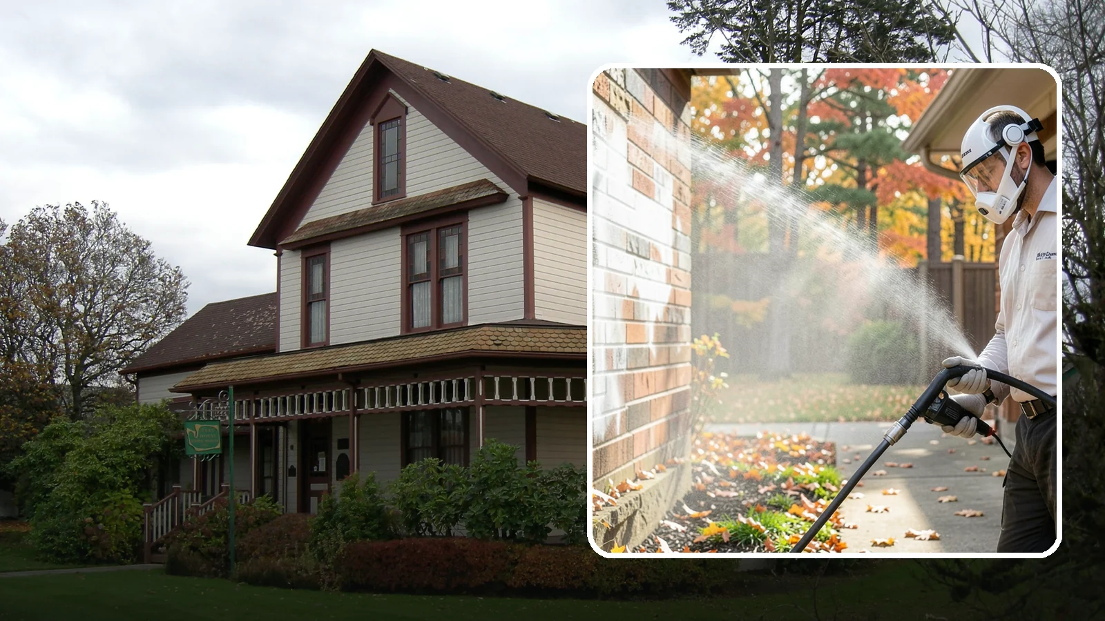Mortar Haze Removal in Sumner, Pierce County, WA - Remove the cloudy mortar haze left on brick and stone after masonry work with targeted cleaning chemistry.