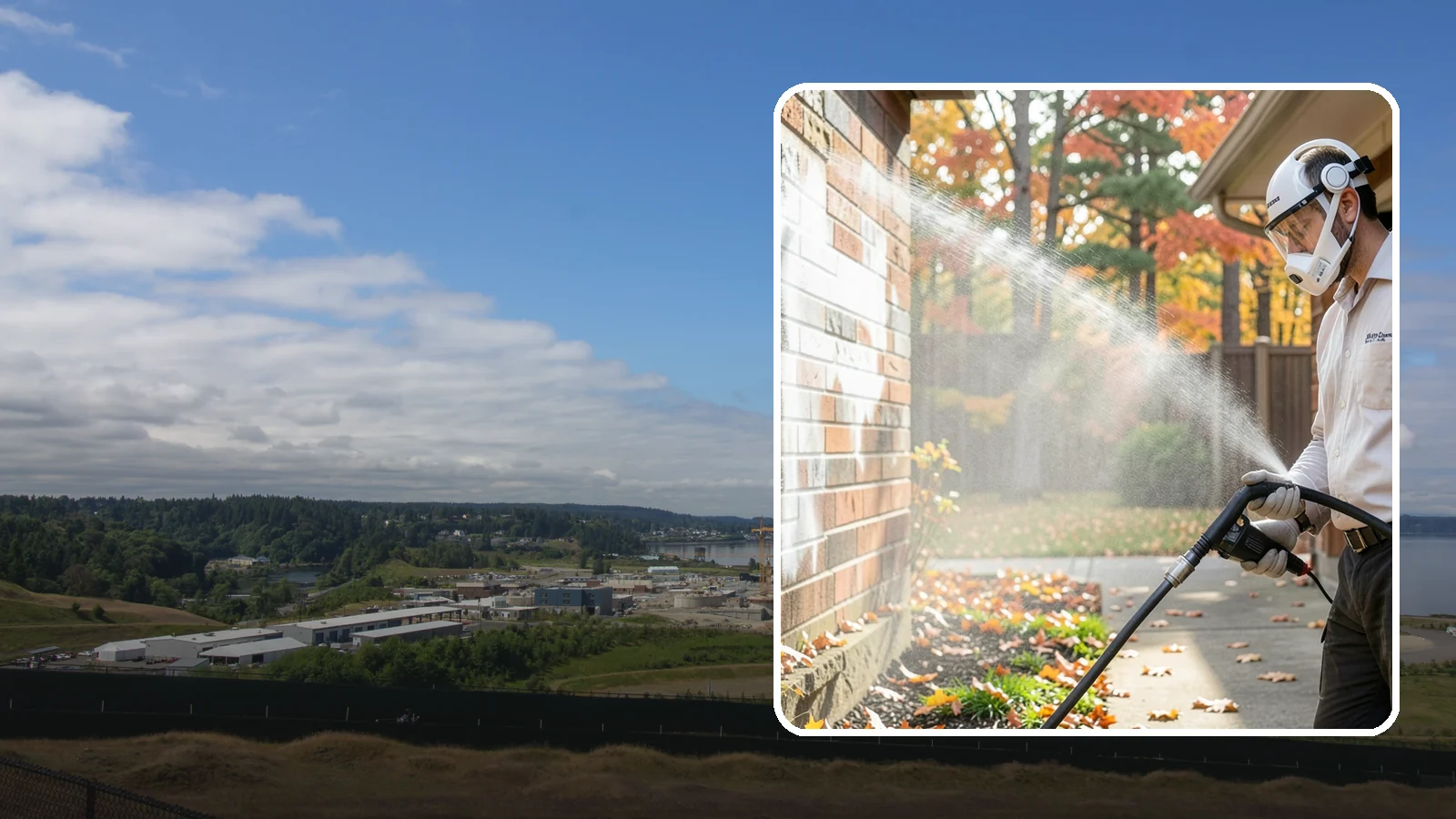 Mortar Haze Removal in University Place, Pierce County, WA - Remove the cloudy mortar haze left on brick and stone after masonry work with targeted cleaning chemistry.