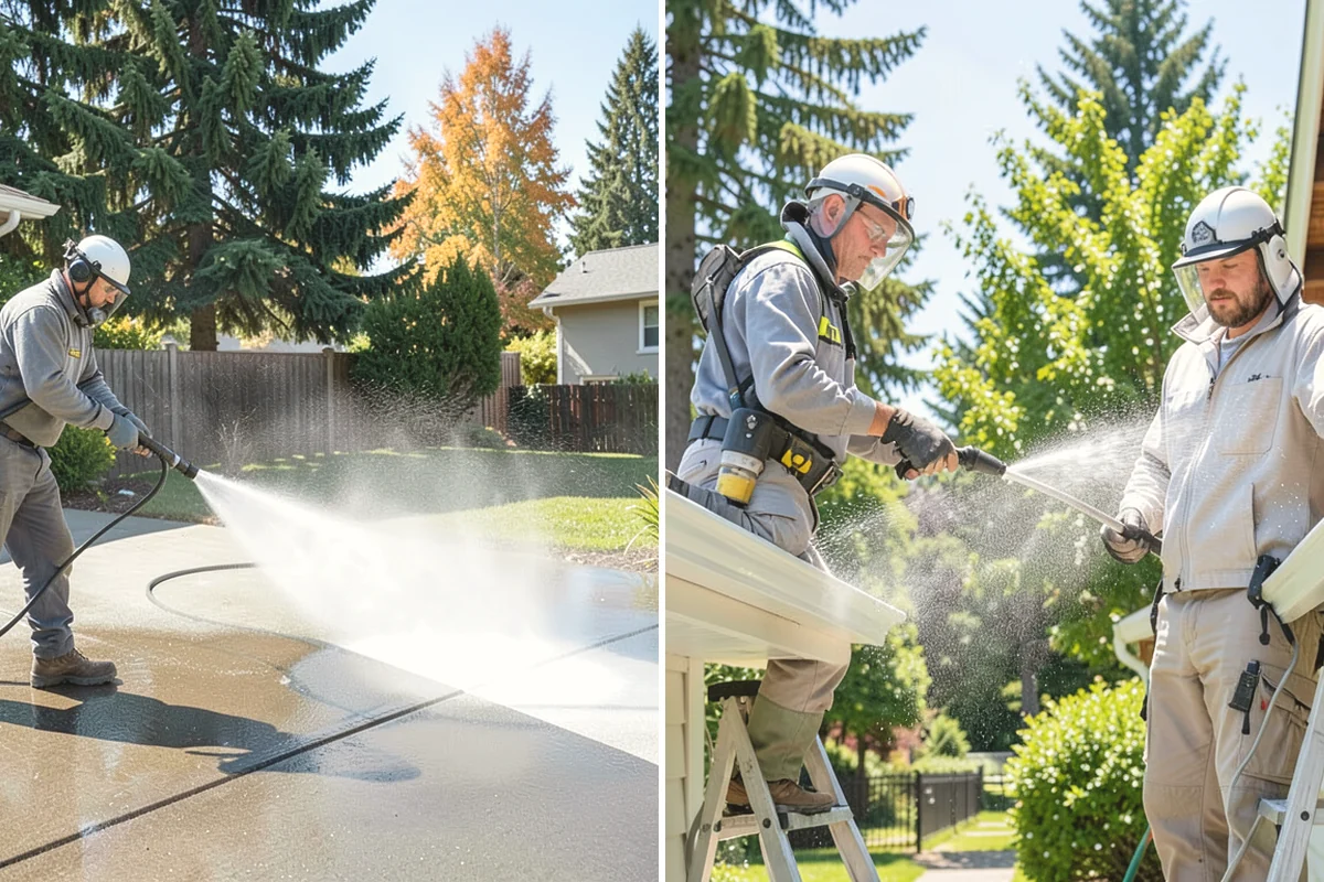 Mortar Haze Removal in University Place, Pierce County, WA - Dampen the masonry to protect the joints