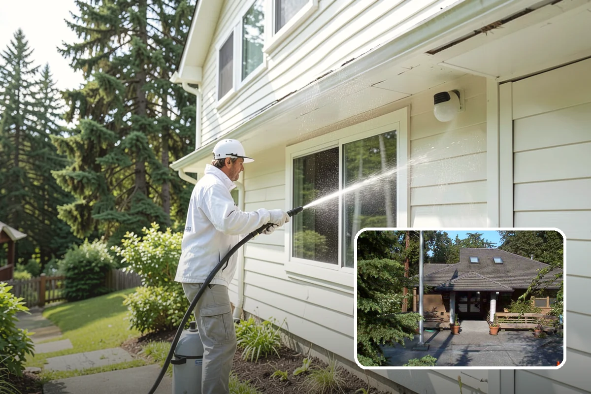 Mortar Haze Removal in Yarrow Point, King County, WA - Clears cement-based haze that dulls new masonry