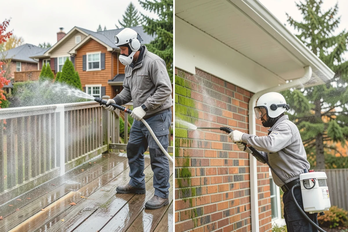 Moss Removal in Algona, King County, WA - Assess the moss depth and the surfaces involved