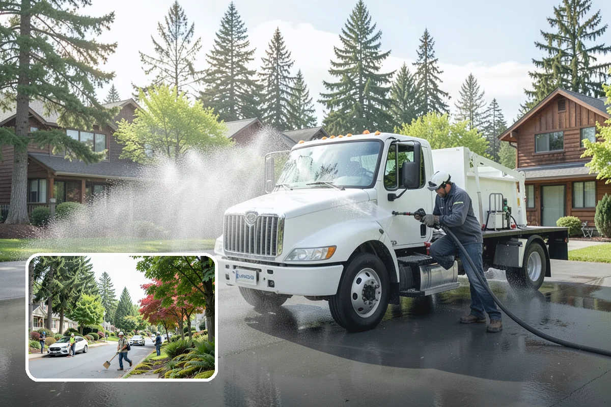 Moss Removal in Beaux Arts Village, King County, WA - Clears heavy moss without damaging shingles or joints