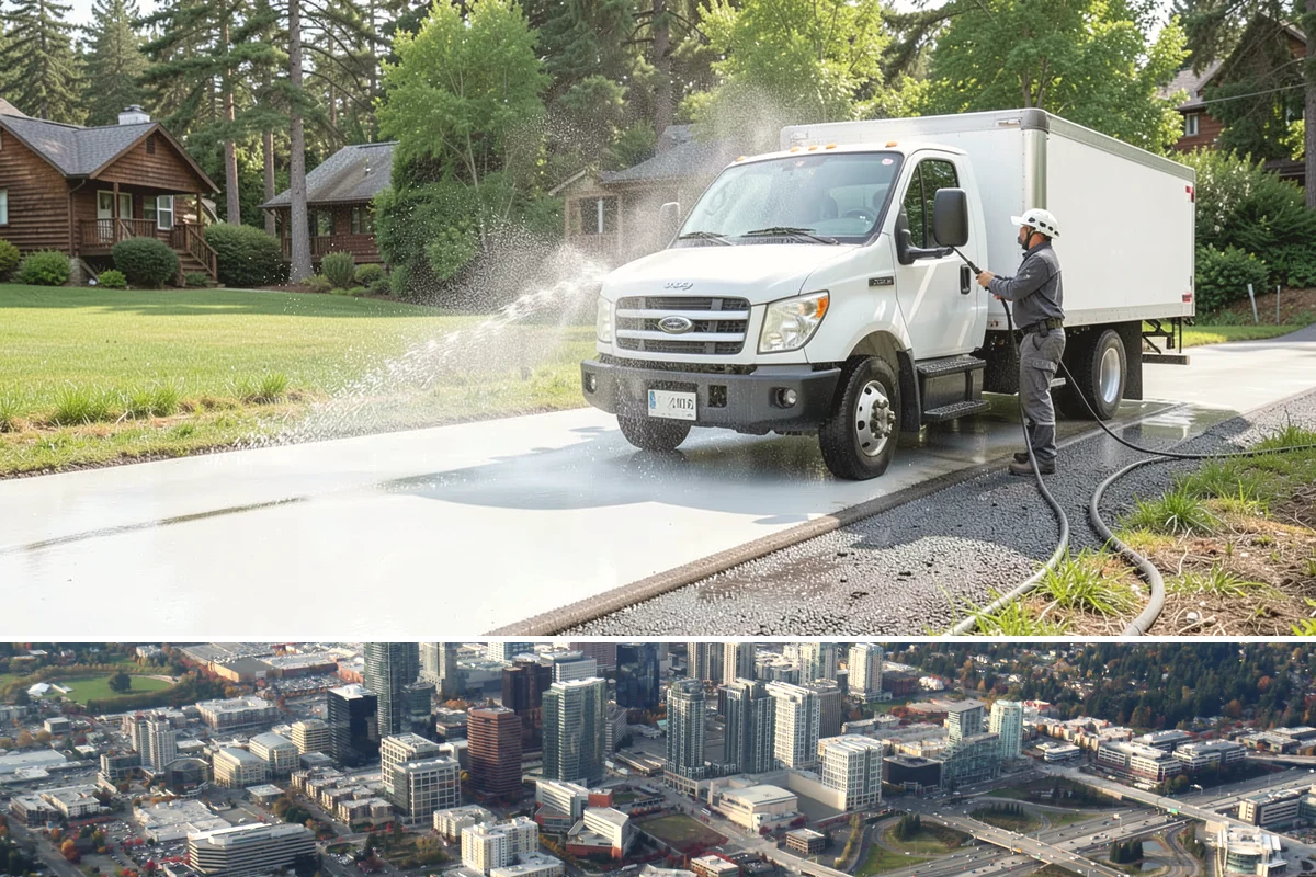 Moss Removal in Bellevue, King County, WA - Remove moss in late summer or early fall so treatment can work before winter rains fuel a new flush of growth.