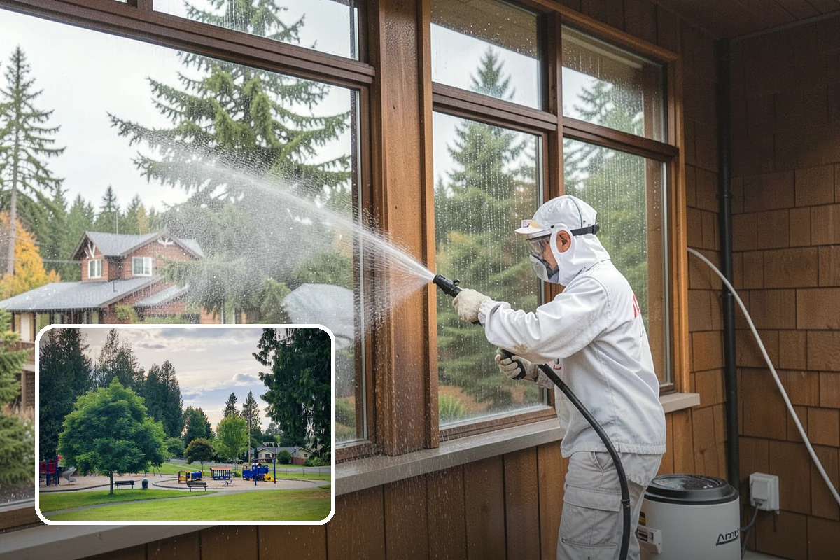 Moss Removal in Bonney Lake, Pierce County, WA - Clears heavy moss without damaging shingles or joints