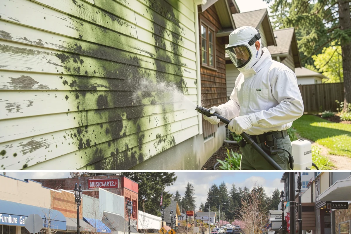 Moss Removal in Bothell, King County, WA - Remove moss in late summer or early fall so treatment can work before winter rains fuel a new flush of growth.