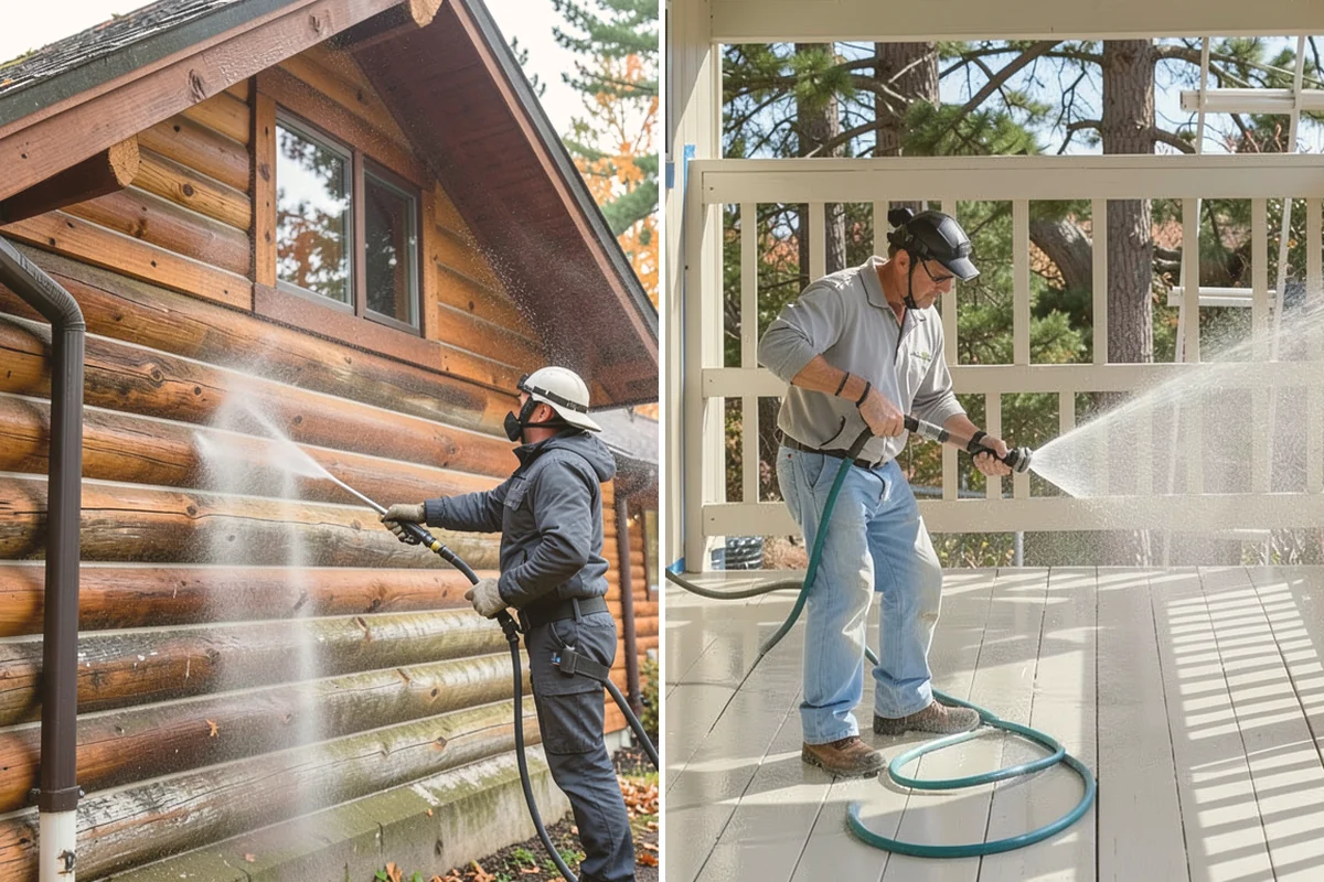 Moss Removal in Brier, Snohomish County, WA - Assess the moss depth and the surfaces involved