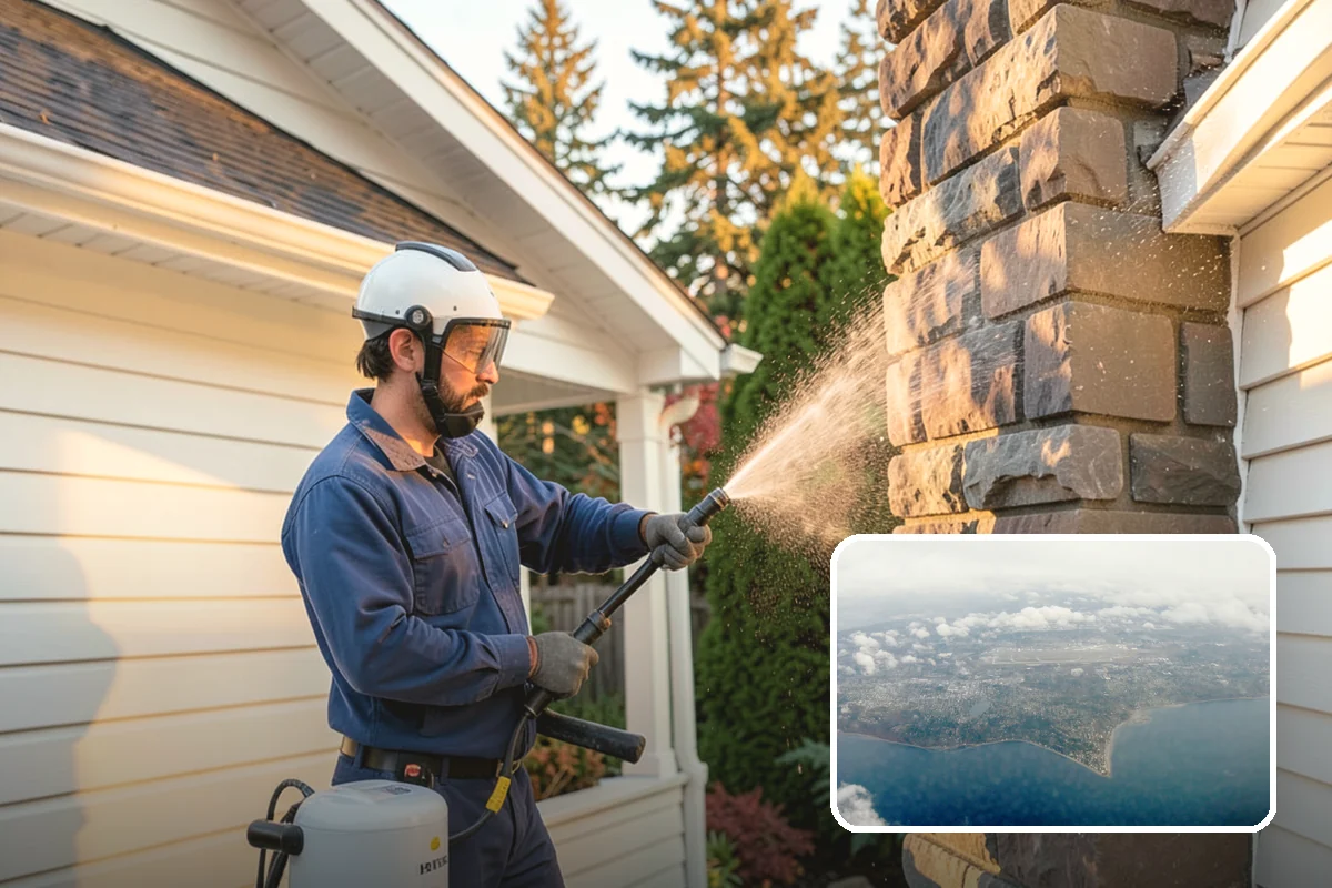 Moss Removal in Burien, King County, WA - Clears heavy moss without damaging shingles or joints