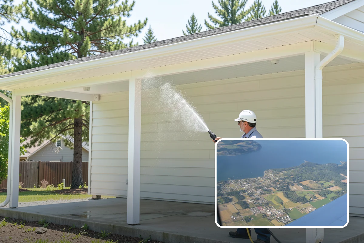 Moss Removal in Coupeville, Island County, WA - Clears heavy moss without damaging shingles or joints
