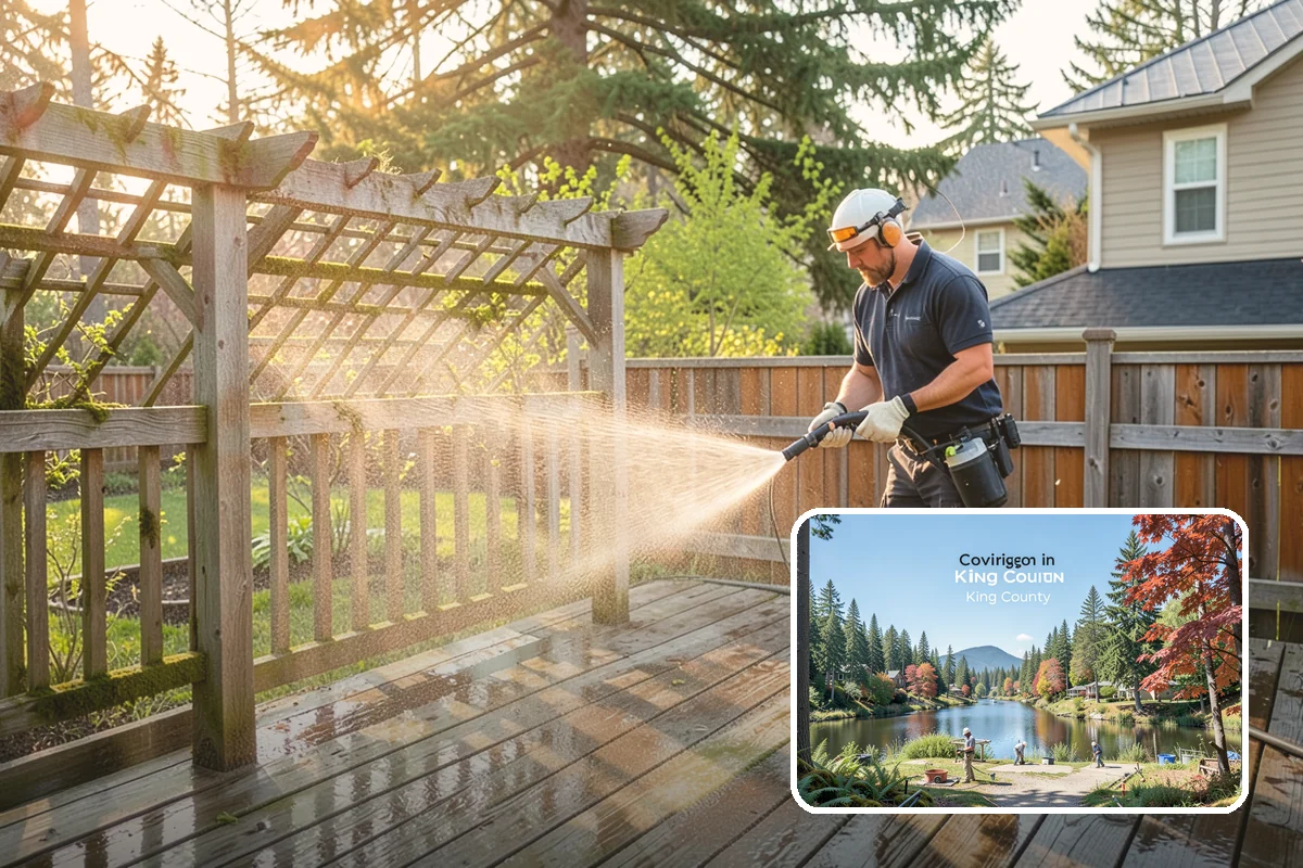 Moss Removal in Covington, King County, WA - Clears heavy moss without damaging shingles or joints
