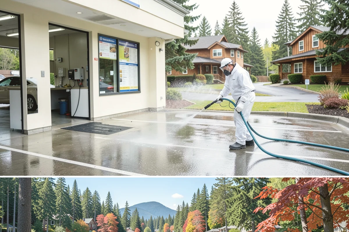 Moss Removal in Covington, King County, WA - Remove moss in late summer or early fall so treatment can work before winter rains fuel a new flush of growth.