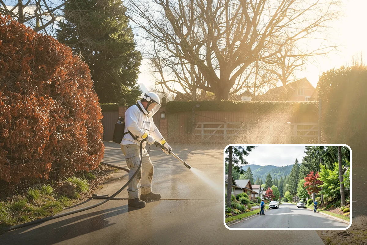 Moss Removal in Darrington, Snohomish County, WA - Clears heavy moss without damaging shingles or joints