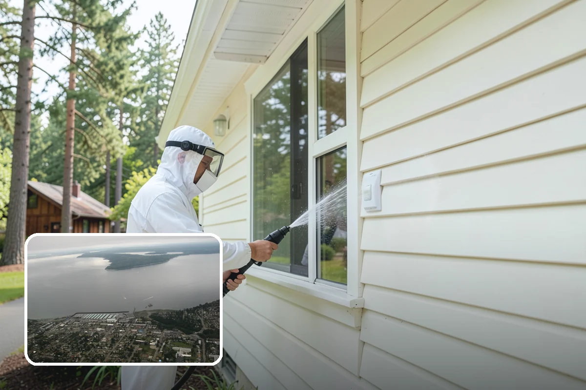 Moss Removal in Des Moines, King County, WA - Clears heavy moss without damaging shingles or joints