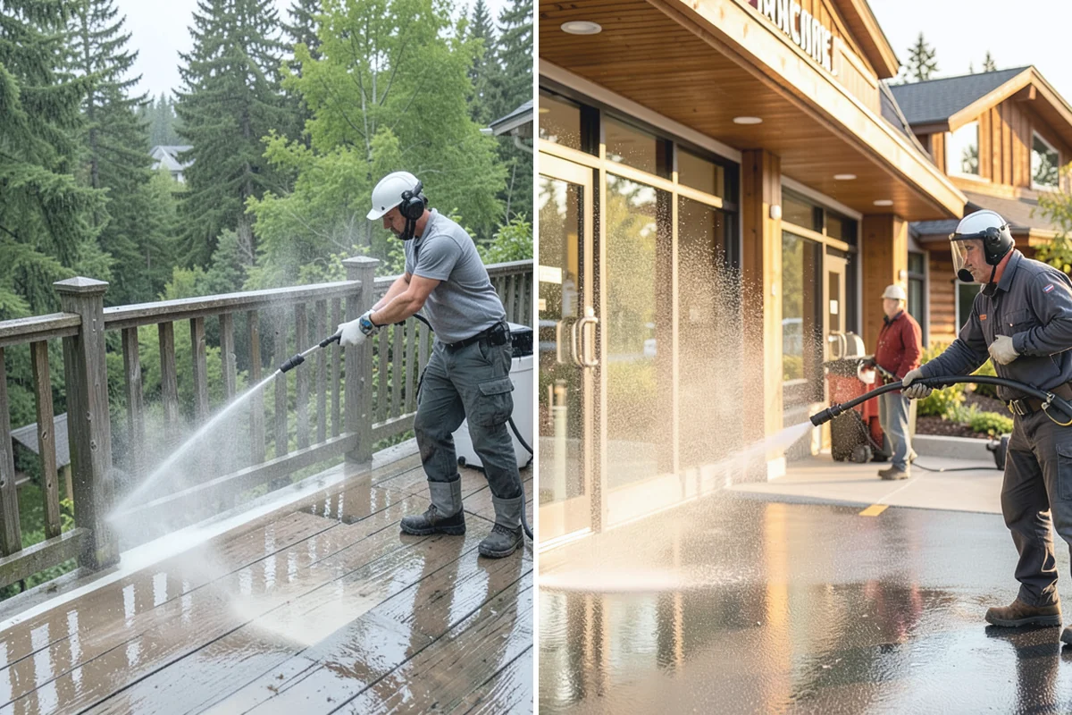 Moss Removal in Des Moines, King County, WA - Assess the moss depth and the surfaces involved