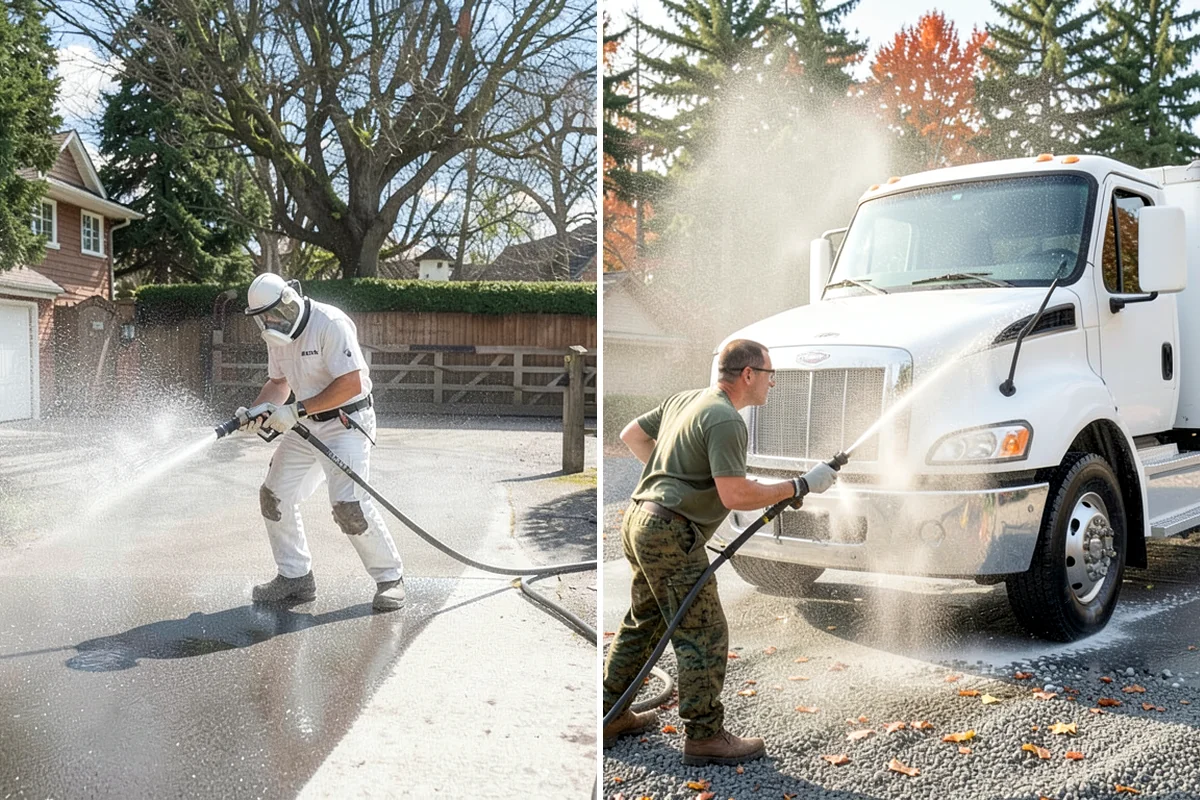 Moss Removal in DuPont, Pierce County, WA - Assess the moss depth and the surfaces involved