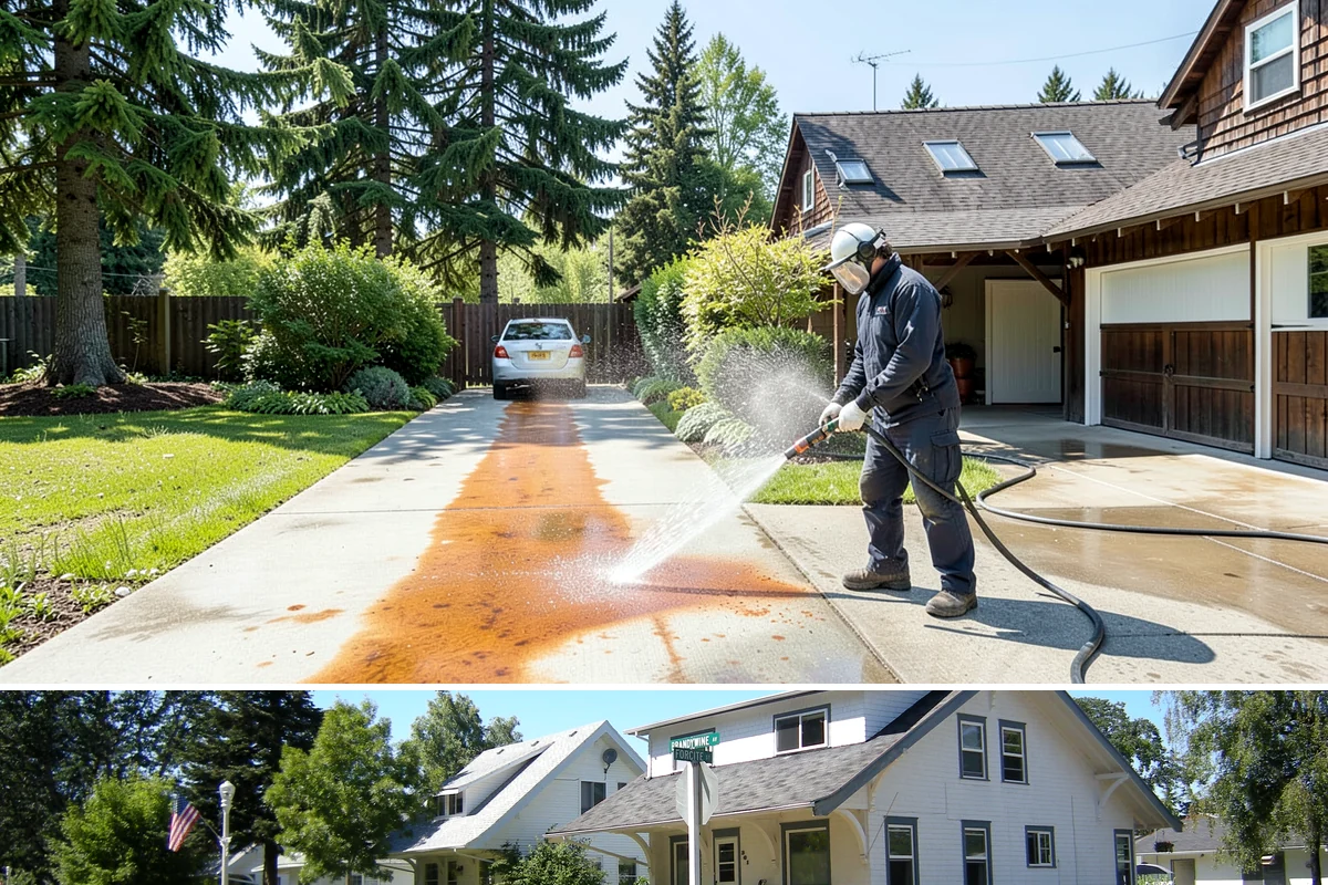 Moss Removal in DuPont, Pierce County, WA - Remove moss in late summer or early fall so treatment can work before winter rains fuel a new flush of growth.